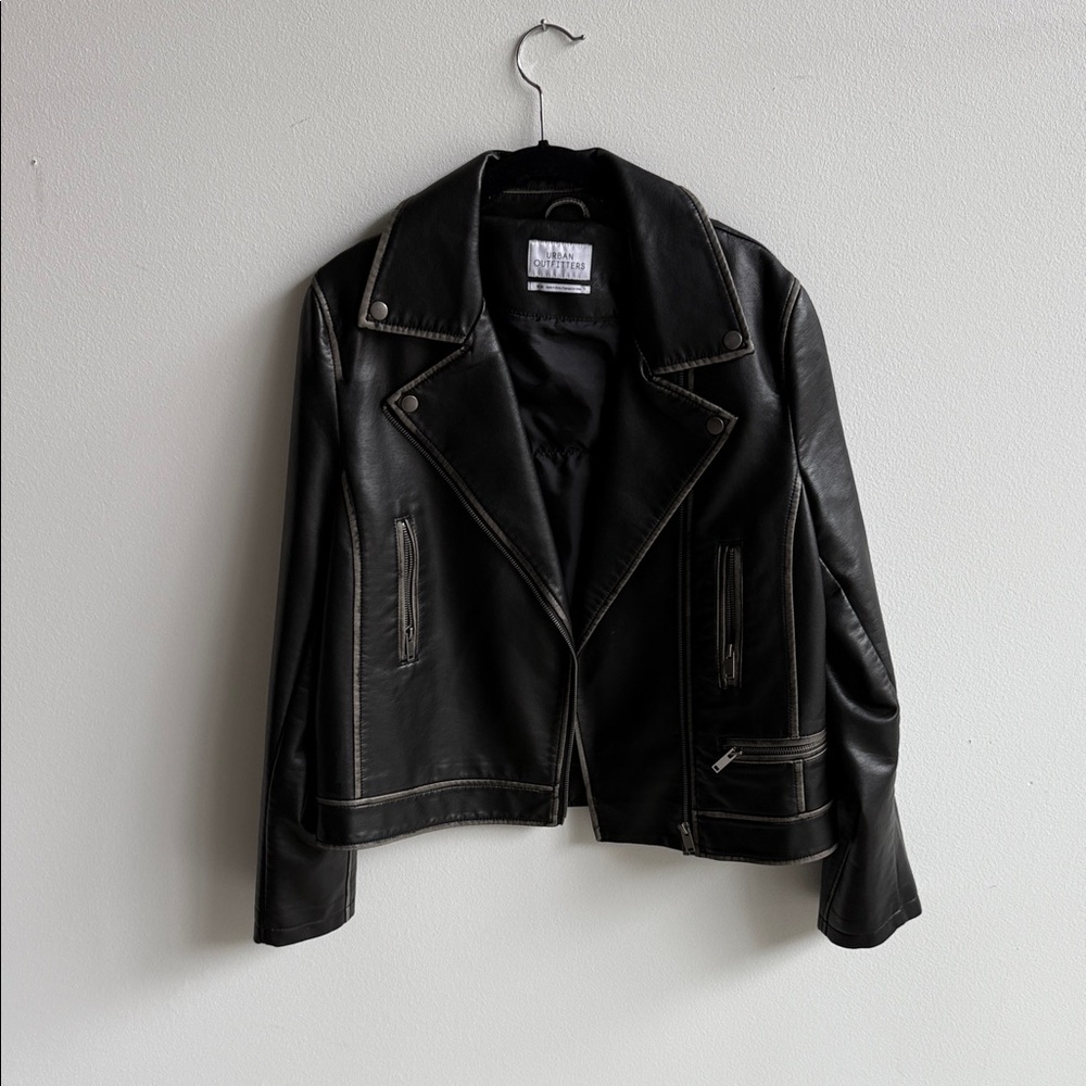 Urban Outfitters Black Leather Jacket
